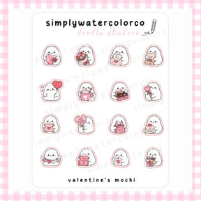 Valentine's Mochi | Doodles