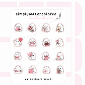 Valentine's Mochi | Doodles