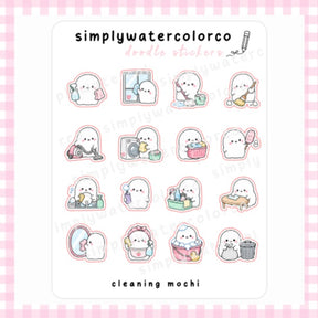 Cleaning Mochi | Doodles