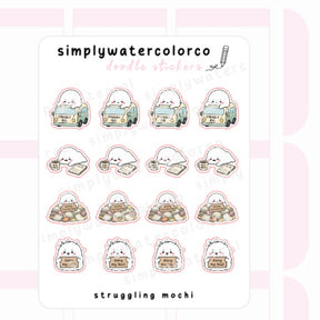 Struggling Mochi | Doodles