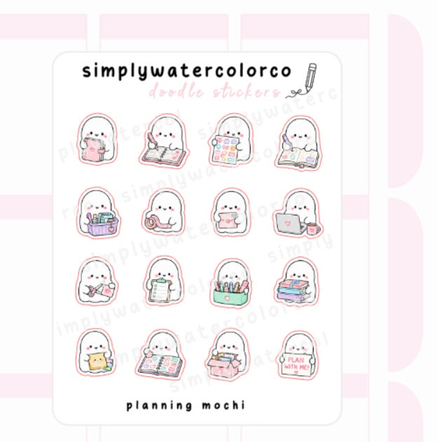 Planning Mochi | Doodles