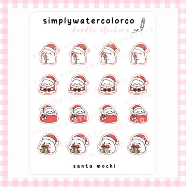 Santa Mochi | Doodles