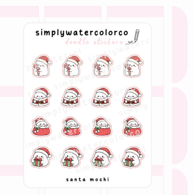Santa Mochi | Doodles