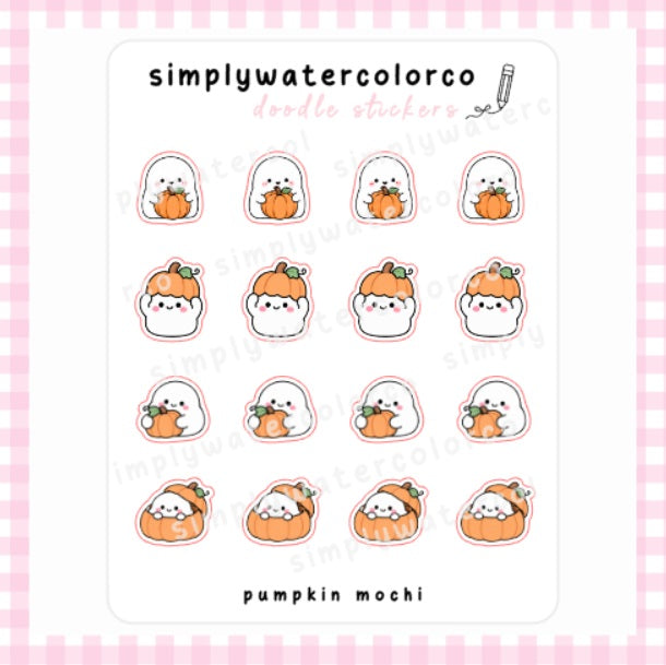 Pumpkin Mochi | Doodles