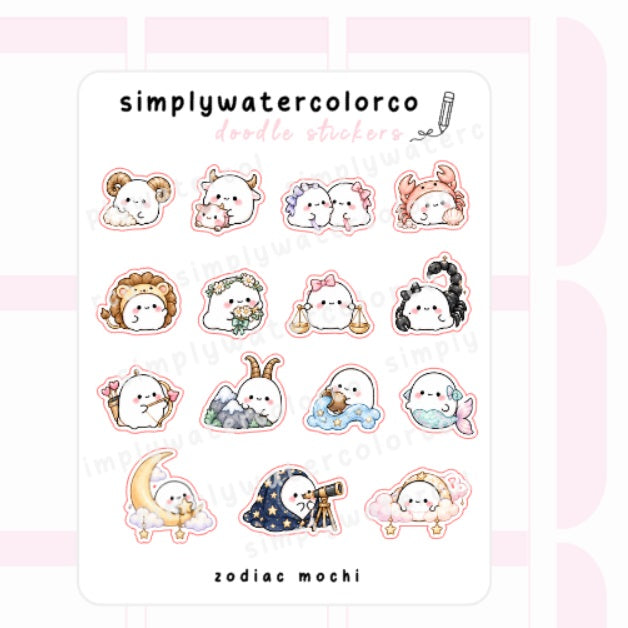 Zodiac Mochi | Doodles