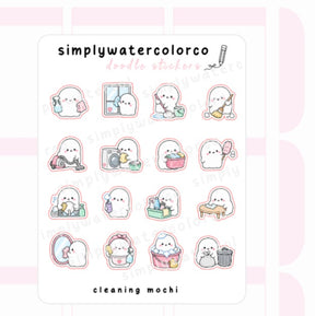 Cleaning Mochi | Doodles