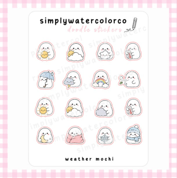 Weather Mochi | Doodles