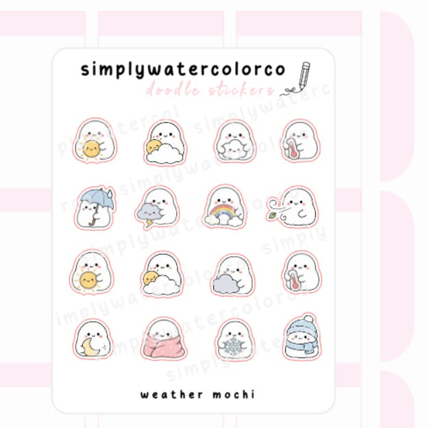 Weather Mochi | Doodles