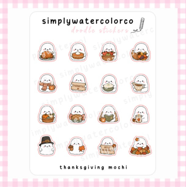 Thanksgiving Mochi | Doodles