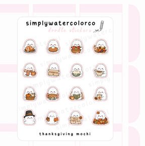 Thanksgiving Mochi | Doodles