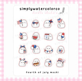 Fourth of July Mochi | Doodles