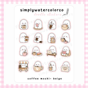 Coffee Mochi- Beige | Doodles