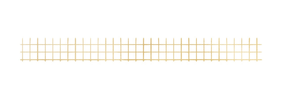 Simple Grid // Gold Foil