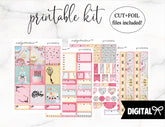 FOIL Bday Kit PRINTABLE + FREE Cut Lines (Bonus Foil Files Included)