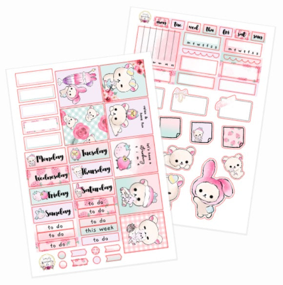 Berry Kuma | Hobonichi A5/A6 Kit