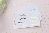 FOIL Date Covers // Pink Watercolor (Gold, Rose Gold, Silver Foil) NO COUPONS