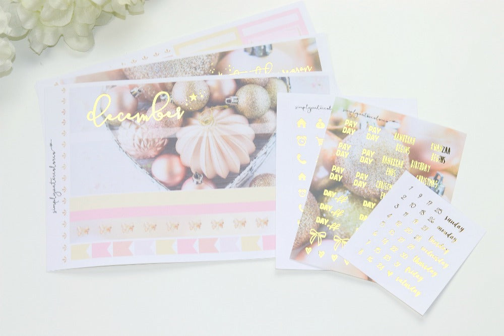 FOIL December Monthly Spread (Gold Foil)