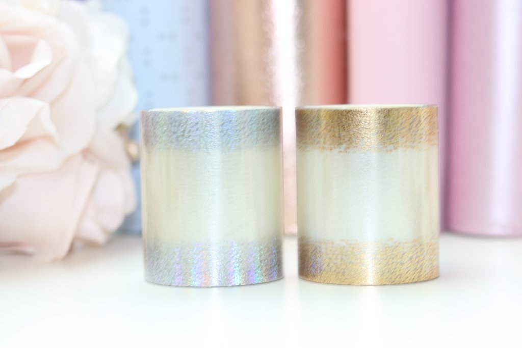 CLEAR Shimmer Washi Tape // FB Overlay 1.9in Perforated