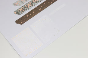 CLEAR Celestial Washi Tape // FB Overlay 1.9in Perforated