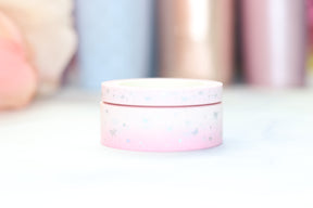 Bow Sparkle Pink Ombre (Holo) Washi Tapes