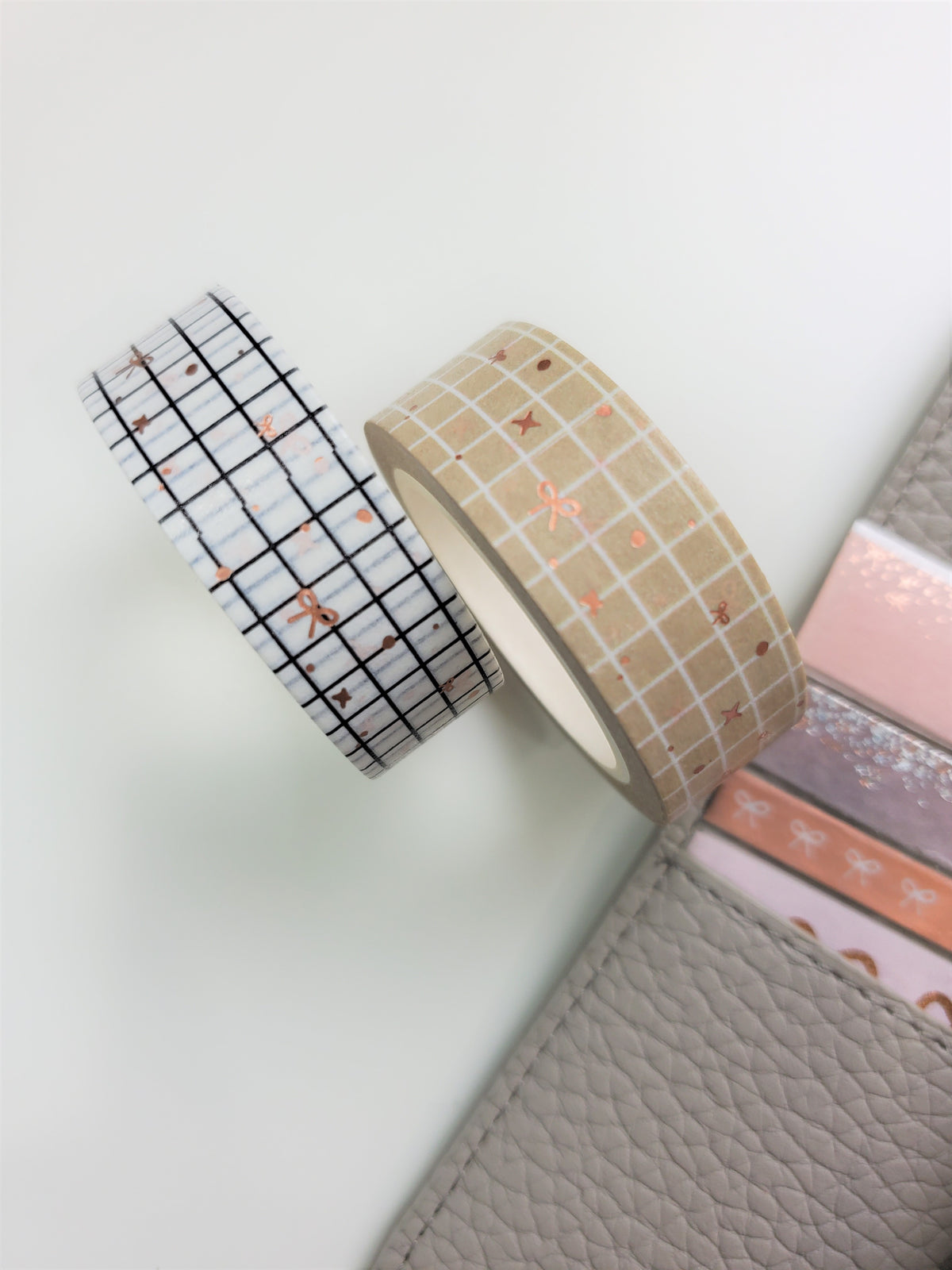 Grid Washi // Rose Gold Foil