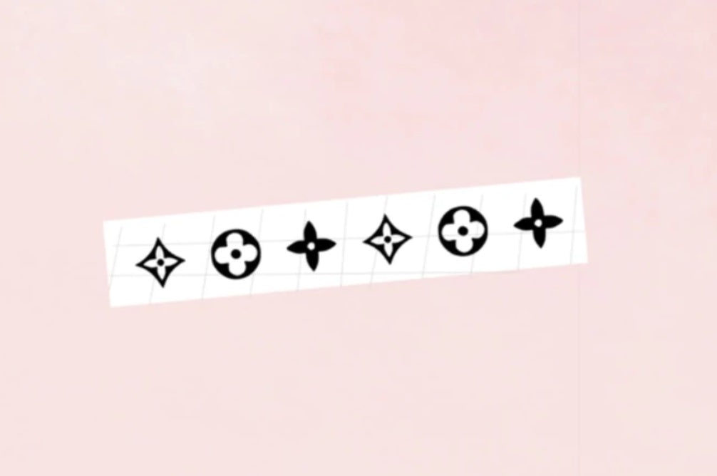 CLEAR Luxe Symbol // Header Overlay 6mm Perforated