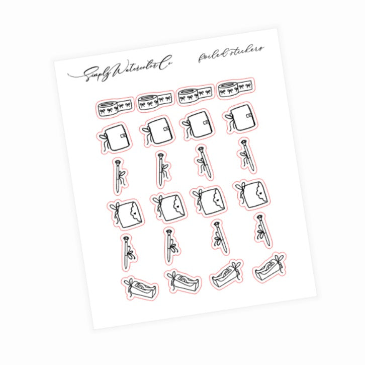 Planner Girl // Bow Icons