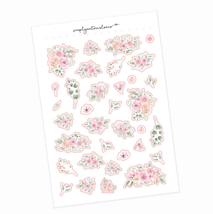 Touch of Pink Floral Deco