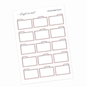 Tab Labels // Bujo Basics