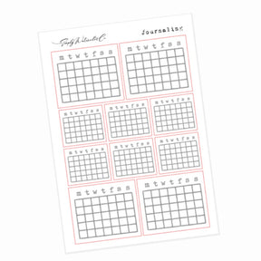 Calendar & Habit Trackers // Bujo Basics