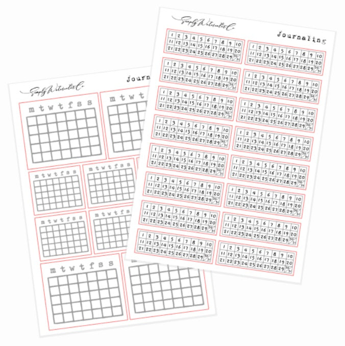 Calendar & Habit Trackers // Bujo Basics