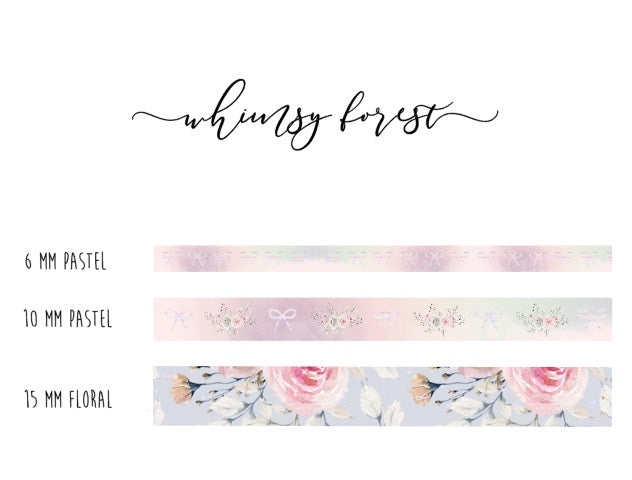 Whimsy Forest Washi Collection // Holo Foil