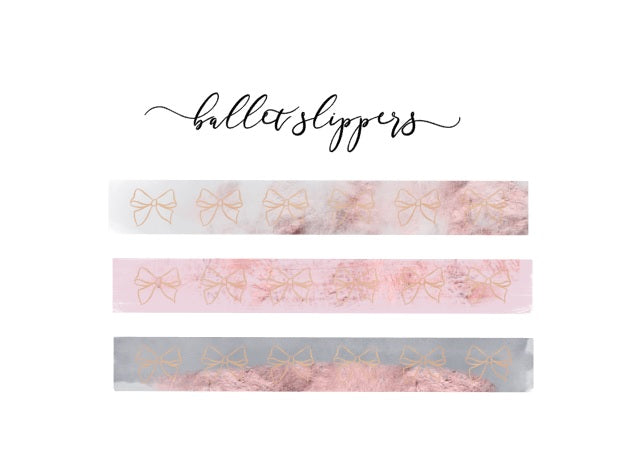 Ballet Slippers COLLECTION // Rose Gold Foil