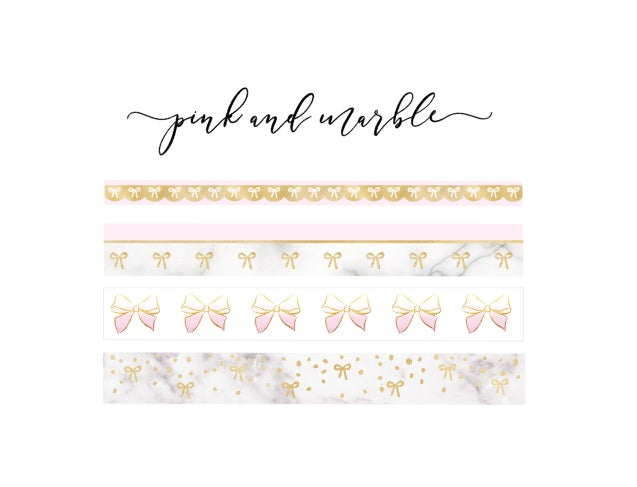 Pink & Marble COLLECTION // Gold Foil